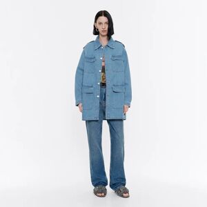 BIMBA Y LOLA Long blue denim jacket DENIM BLUE M adult