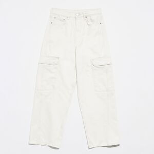 BIMBA Y LOLA CARGO - Ecru jeans pockets ECRU 34 adult