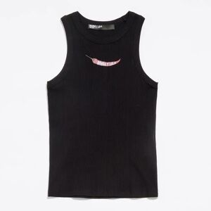 BIMBA Y LOLA Black fitted Chili top BLACK S adult