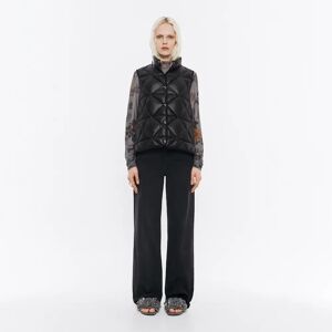 BIMBA Y LOLA Black quilted vest BLACK XL adult