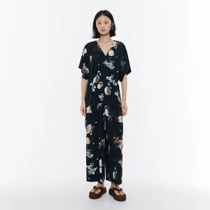 BIMBA Y LOLA Anthracite Waves flowing jumpsuit WAVES ANTHRACITE S adult