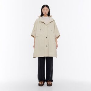 BIMBA Y LOLA Oversize stone cotton cape STONE M adult