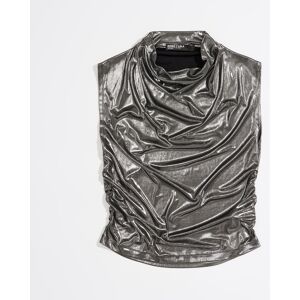 BIMBA Y LOLA Metallic silver top SILVER L adult