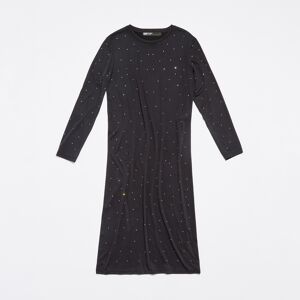 BIMBA Y LOLA Flowing dress anthracite glitter ANTHRACITE XL adult