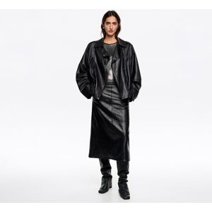 BIMBA Y LOLA Black leather jacket BLACK BIMBA Y LOLA Black leather jacket BLACK