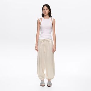BIMBA Y LOLA Beige metallic polka dot harem trousers BEIGE M adult BIMBA Y LOLA Beige metallic polka dot harem trousers BEIGE M adult