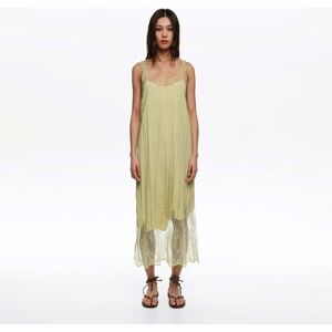 BIMBA Y LOLA Olive mini Dots lace strap dress DOTS MINI OLIVE BIMBA Y LOLA Olive mini Dots lace strap dress DOTS MINI OLIVE