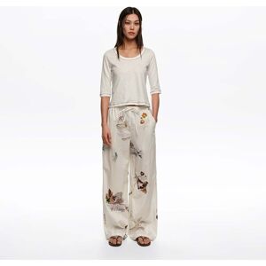 BIMBA Y LOLA Off-white Seabed cotton jogger trousers SEABED OFF WHITE BIMBA Y LOLA Off-white Seabed cotton jogger trousers SEABED OFF WHITE