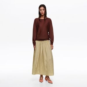 BIMBA Y LOLA Olive mini Dots ruched flare skirt DOTS MINI OLIVE M adult BIMBA Y LOLA Olive mini Dots ruched flare skirt DOTS MINI OLIVE M adult