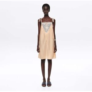 BIMBA Y LOLA Short orange silk strappy dress ORANGE XXS adult BIMBA Y LOLA Short orange silk strappy dress ORANGE XXS adult