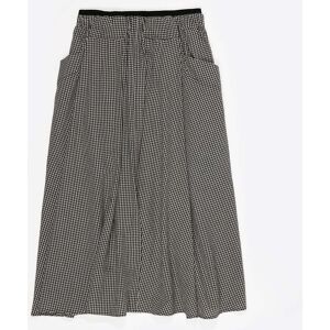 BIMBA Y LOLA Black checked A-line skirt BLACK XL adult BIMBA Y LOLA Black checked A-line skirt BLACK XL adult
