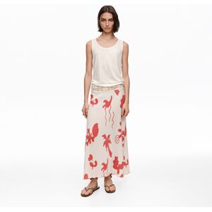 BIMBA Y LOLA Sand red crochet waist skirt SAND RED BIMBA Y LOLA Sand red crochet waist skirt SAND RED