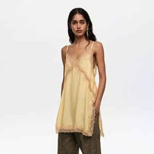 BIMBA Y LOLA Long yellow lingerie top YELLOW BIMBA Y LOLA Long yellow lingerie top YELLOW