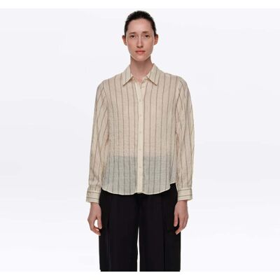 BIMBA Y LOLA Vanilla straight-cut women's shirt VANILLA L adult BIMBA Y LOLA Vanilla straight-cut women's shirt VANILLA L adult