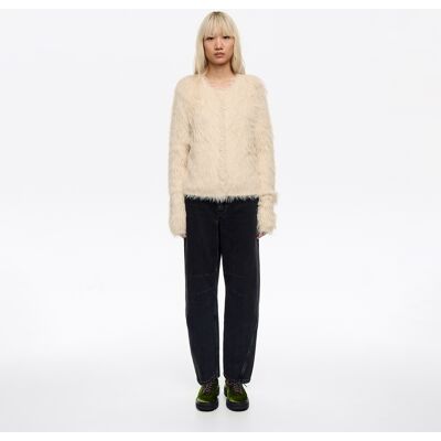 BIMBA Y LOLA BARREL - Washed black jeans WASHED BLACK 38 adult BIMBA Y LOLA BARREL - Washed black jeans WASHED BLACK 38 adult