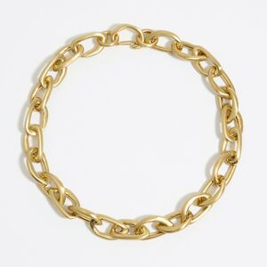 BIMBA Y LOLA Gold tone uneven links necklace ANTIQUE GOLD UN adult