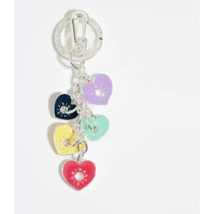 BIMBA Y LOLA Multicolor glossy hearts key ring STRAWBERRY UN adult