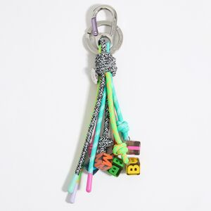 BIMBA Y LOLA Multicolor green rope key ring GREEN UN adult