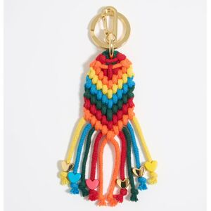 BIMBA Y LOLA Orange plaited key ring ORANGE UN adult