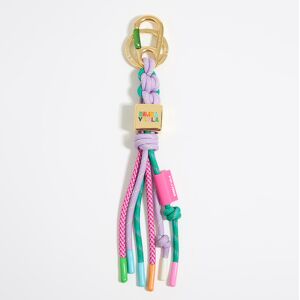 BIMBA Y LOLA Multicolored knots key ring LILAC UN adult