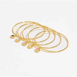 BIMBA Y LOLA Multicolor Candy logo bracelets GOLD UN adult