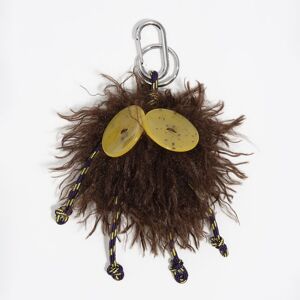 BIMBA Y LOLA Brown fur Consuelo key ring BROWN UN adult BIMBA Y LOLA Brown fur Consuelo key ring BROWN UN adult