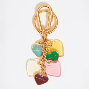 BIMBA Y LOLA Gold hearts key ring YELLOW UN adult BIMBA Y LOLA Gold hearts key ring YELLOW UN adult