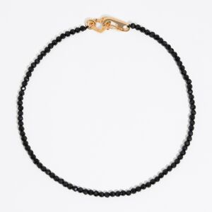 BIMBA Y LOLA Black crystals and logo heart necklace GOLD UN adult BIMBA Y LOLA Black crystals and logo heart necklace GOLD UN adult