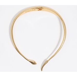 BIMBA Y LOLA Gold rigid textured snake necklace GOLD UN adult BIMBA Y LOLA Gold rigid textured snake necklace GOLD UN adult