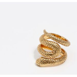 BIMBA Y LOLA Gold textured snake spiral ring GOLD 16 adult BIMBA Y LOLA Gold textured snake spiral ring GOLD 16 adult