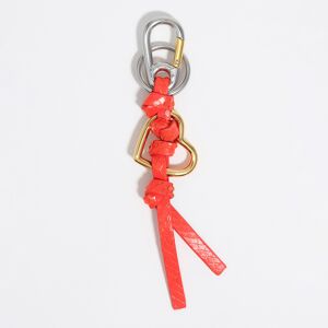 BIMBA Y LOLA Orange leather heart key ring ORANGE UN adult BIMBA Y LOLA Orange leather heart key ring ORANGE UN adult