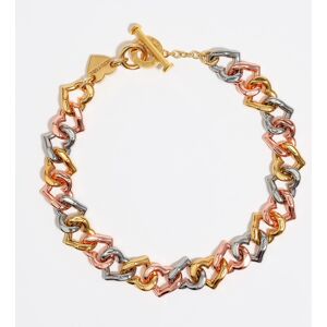BIMBA Y LOLA Three-tone heart chain necklace MULTIGOLD UN adult BIMBA Y LOLA Three-tone heart chain necklace MULTIGOLD UN adult