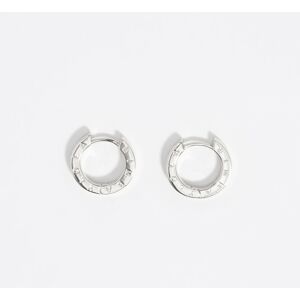 BIMBA Y LOLA Silver logo hoop earrings SILVER UN adult BIMBA Y LOLA Silver logo hoop earrings SILVER UN adult