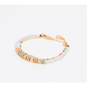 BIMBA Y LOLA Multicolor Dice logo bracelet PINK UN adult BIMBA Y LOLA Multicolor Dice logo bracelet PINK UN adult