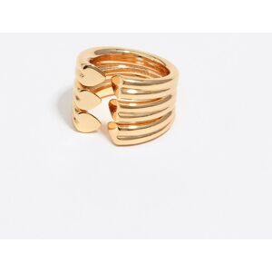 BIMBA Y LOLA Gold hearts ring GOLD 16 adult BIMBA Y LOLA Gold hearts ring GOLD 16 adult