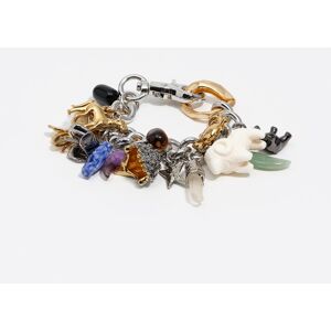 BIMBA Y LOLA Multi-charm chain bracelet DARK SILVER UN adult BIMBA Y LOLA Multi-charm chain bracelet DARK SILVER UN adult