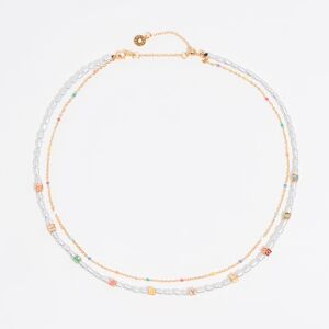 BIMBA Y LOLA Multicolor Dice logo necklace PINK UN adult BIMBA Y LOLA Multicolor Dice logo necklace PINK UN adult