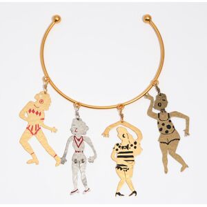 BIMBA Y LOLA Choker necklace with tricolor metal silhouettes GOLD UN adult BIMBA Y LOLA Choker necklace with tricolor metal silhouettes GOLD UN adult