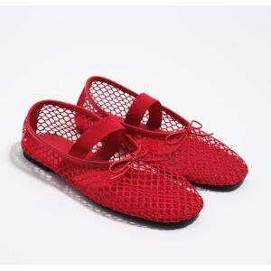 BIMBA Y LOLA Red mesh ballerina RED BIMBA Y LOLA Red mesh ballerina RED