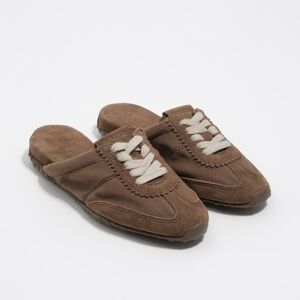 BIMBA Y LOLA Brown suede and fabric 13 31 mule sneaker TAUPE BIMBA Y LOLA Brown suede and fabric 13 31 mule sneaker TAUPE