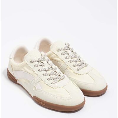 BIMBA Y LOLA Yellow suede and nylon 13 16 indoor sneaker LIGHT YELLOW 40 adult BIMBA Y LOLA Yellow suede and nylon 13 16 indoor sneaker LIGHT YELLOW 40 adult