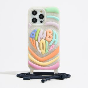 BIMBA Y LOLA Multicolor iPhone 14 Pro Max silicone case PASTEL PINK UN adult