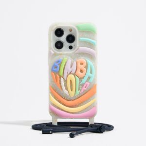 BIMBA Y LOLA Multicolor iPhone 14 Pro silicone case PASTEL PINK UN adult