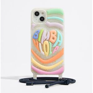 BIMBA Y LOLA Multicolor iPhone 14 Plus silicone case PASTEL PINK UN adult