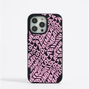 BIMBA Y LOLA Pink logo silicone iPhone 15 Pro Max case DARK PINK UN adult