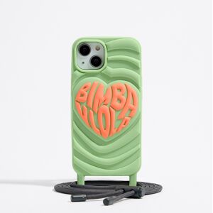 BIMBA Y LOLA Green iPhone 13 silicone case PASTEL GREEN UN adult