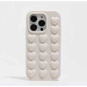BIMBA Y LOLA White iPhone 15 Pro silicone case WHITE UN adult BIMBA Y LOLA White iPhone 15 Pro silicone case WHITE UN adult
