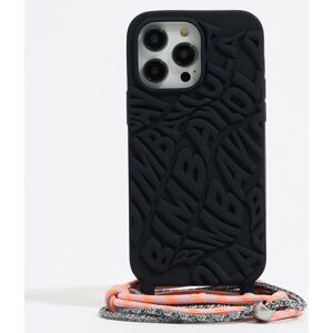 BIMBA Y LOLA Black logo silicone iPhone 14 Pro Max case BLACK UN adult BIMBA Y LOLA Black logo silicone iPhone 14 Pro Max case BLACK UN adult