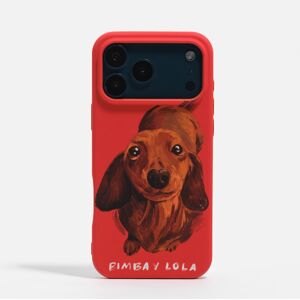BIMBA Y LOLA Red dachshund iPhone 17 Pro Max rigid case RED UN adult BIMBA Y LOLA Red dachshund iPhone 17 Pro Max rigid case RED UN adult