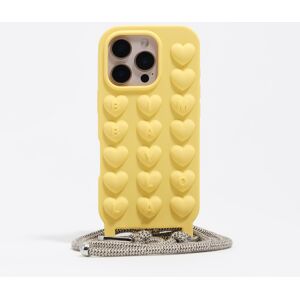 BIMBA Y LOLA Yellow rope silicone iPhone 16 Pro case YELLOW UN adult BIMBA Y LOLA Yellow rope silicone iPhone 16 Pro case YELLOW UN adult